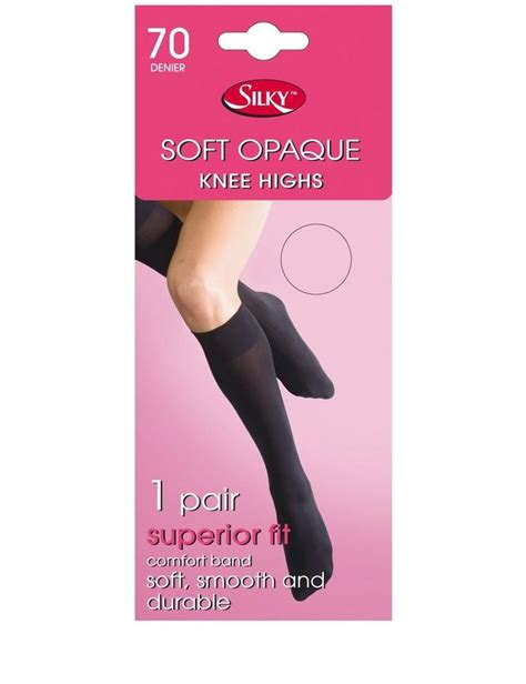 Silky 70 Denier Soft Opaque Knee Highs Socks