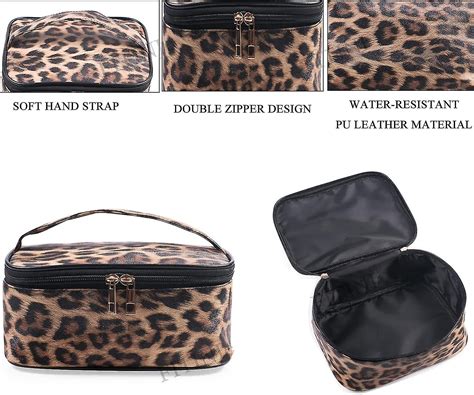 Makeup Taske Leopard Rejse Stor Toilettaske Pack B Rbar Cheetah