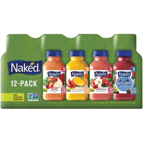 Naked Fruit Smoothie Bl Bb Mm Sb Variety Fl Ct Bottles Fl Oz From Costco Instacart