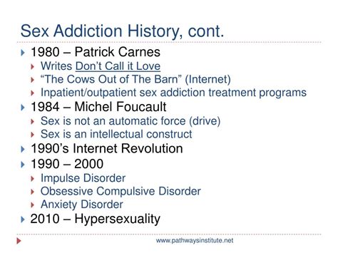 PPT Sex Addiction Sex Offending A Growing And Dangerous Relationship PowerPoint