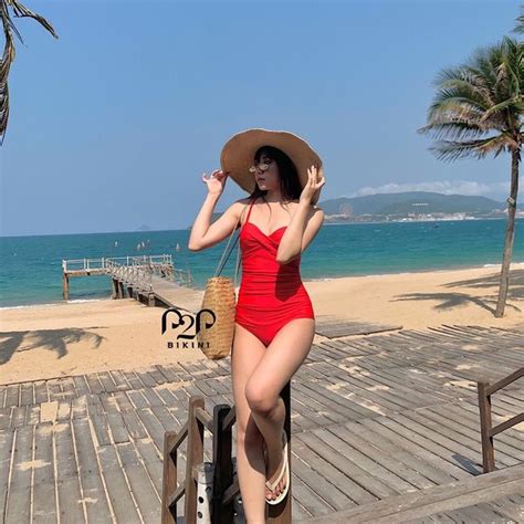 Monokini Hai D Y Nh Ng B Ng P P Bikini Th Ng Hi U B I N B I Nam H Ng U Vi T Nam