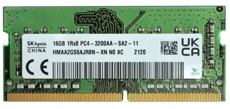 Memoria Ram 16gb Sk Hynix 1rx8 Pc4-3200aa Hmaa2gs6cjr8n-xn | Meses sin ...