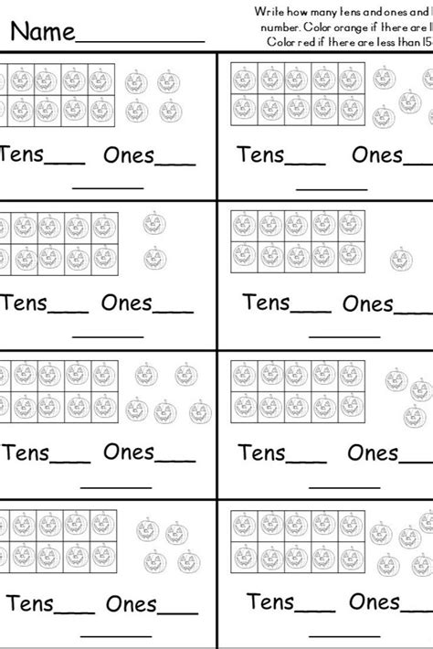 Adding Tens And Ones Worksheet