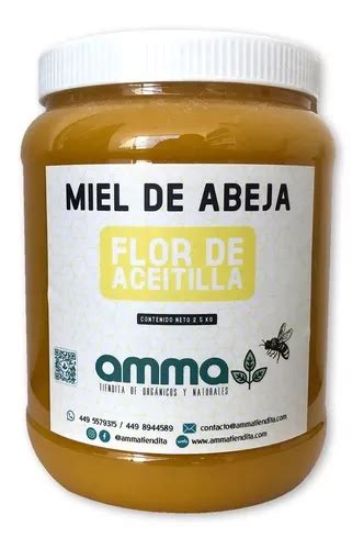 Miel Pura Abeja Flor De Aceitilla 2 5 Kg Virgen