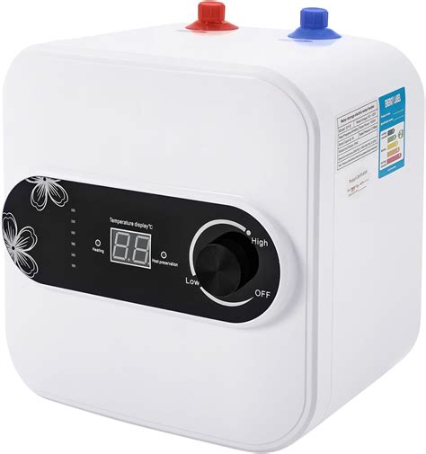 2 1 Gallons Mini Tank Electric Water Heater 1500W 110V Instant Point Of Use Hot Water Heaters