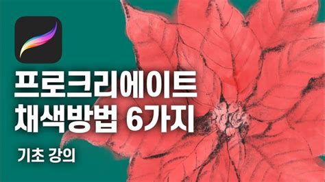 A Red Flower With The Words In Korean On It