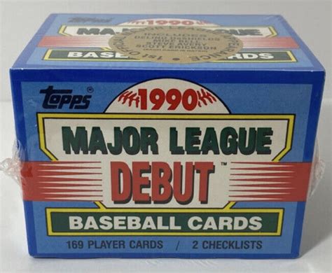 1990 Topps Major League Debut Baseball Cards EBay