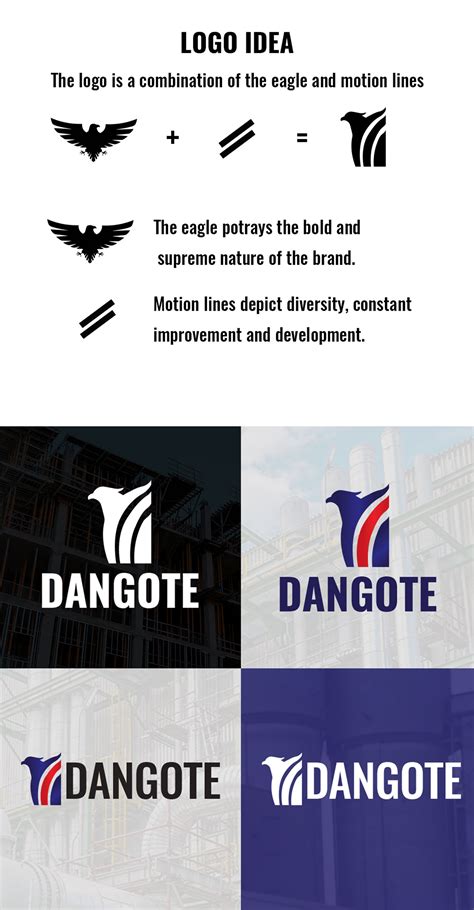 Brand identity design for Dangote Group on Behance