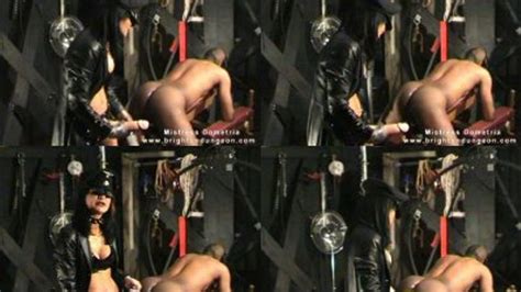 Fuck That Black Ass With My Huge Strapon Mistress Dometria BDSM Clips Clips Sale