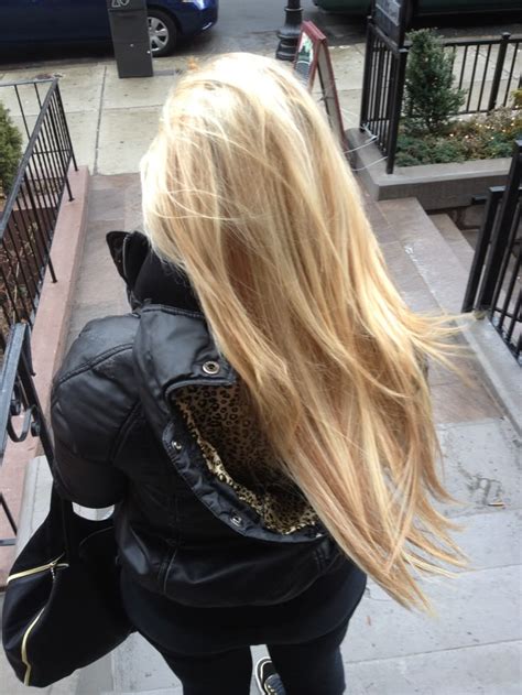 End Result Of A Black To Beautiful Blonde Hair Transformation Plus