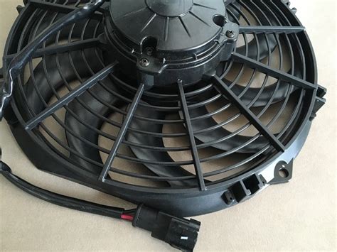 12V 10inch Brushed DC Condenser Fan In Puller Sunlight Motor