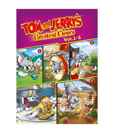 Tom And Jerrys Greatest Chases Vol 1 5 Dvd English Buy Online At