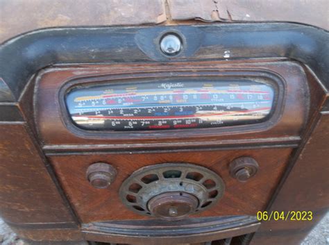 Very Rare Rogers Magestic Radio Made In Canada 1938 Am And Sw Arts