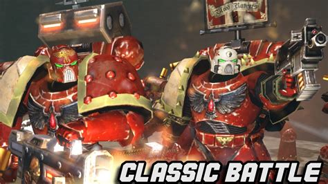 Classic Battle Blood Ravens Vs Orks Warhammer K Dawn Of War