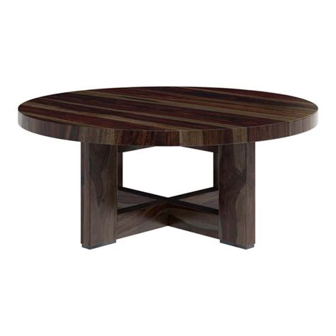 Amargosa Round Coffee Table Designer Round Wooden Coffee Table