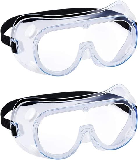 2 Pack Safety Goggles Over Glasses Perfect For Industrial Work Construction Shooting Safety