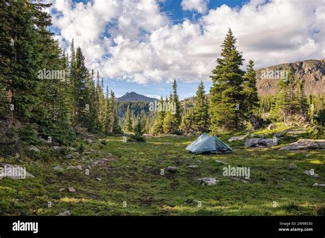 Camping in the Holy Cross Wilderness, Colorado Stock Photo - Alamy