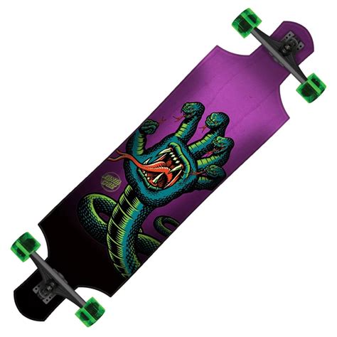 Santa Cruz Skateboards Hissing Hand Drop Down Complete Longboard 100