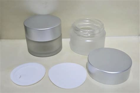 15ml Frosted Glass Jar With Silver Lid Tigerlilly S Natural Skin