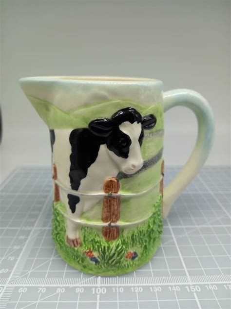 James Herriots Country Kitchen Small Cow Jug Border Fine Etsy