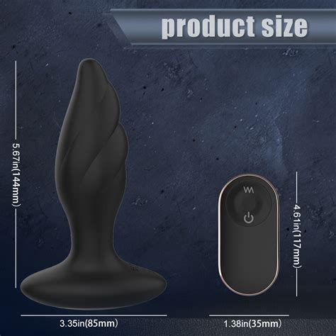 Buy Wholesale China Remote Control Silicone Anal Plug Vibrator For Adults Rotates To Stimulate