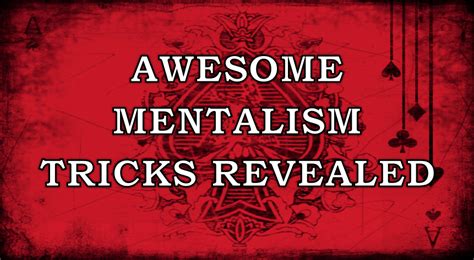 Mentalism and Magic Tricks! - ANDY'S HANDY TIPS AND TRIPS