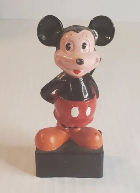 Walt Disney Productions Mickey Mouse Pencil Sharpener Hong Kong Vintage