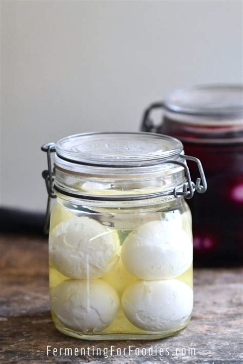 Salt-Brined Fermented Eggs - Fermenting for Foodies