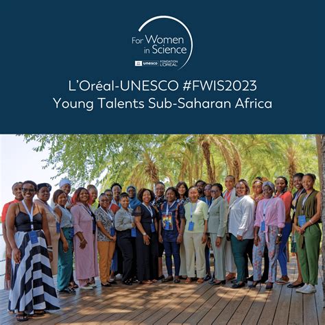 LOréal UNESCO For Women in Science 2023 Young Talents Sub Saharan