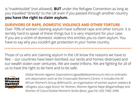 Claiming Asylum & Protection in the UK - Women Against Rape