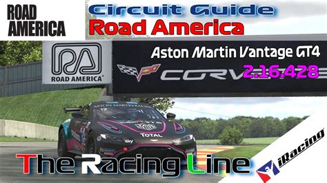 IRacing Aston Martin Vantage GT4 Circuit Guide Road America 2