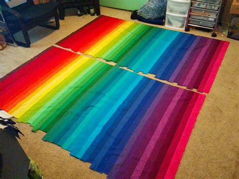 Rainbow Bargello Jelly Roll Kona Roll Up Classic Bargello Quilt