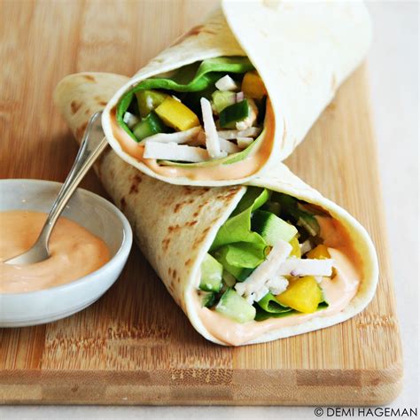 Wraps Met Kip En Knapperige Groenten Studiokook