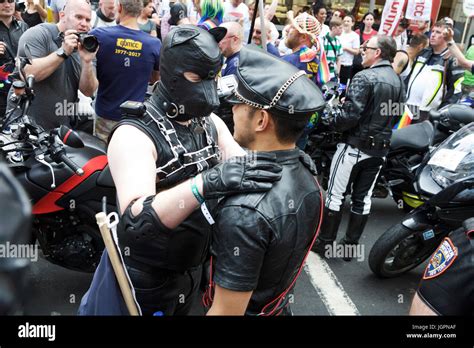 A Soho Street Scene London Gay Men In Leather Enjoying The Soho Street Party Atmosphere After