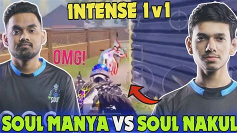 IQOOSouL Nakul Vs Manya Intense Fight In TDM Bettle Team SouL YouTube