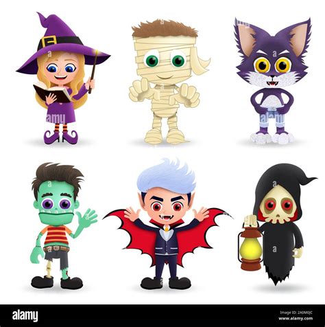 Scary Halloween Cartoon Characters