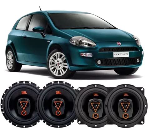 Kit 04 Alto Falante Jbl 6 E 5 Fiat Punto 320w Rms 4 Portas