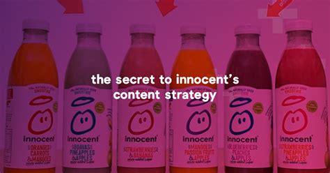 Innocent Innocent - The Secret to Innocent Smoothies' Winning Content Strategy: Embracing ...
