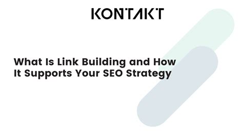 Link Building What It Is And How It Supports Your Seo Strategy