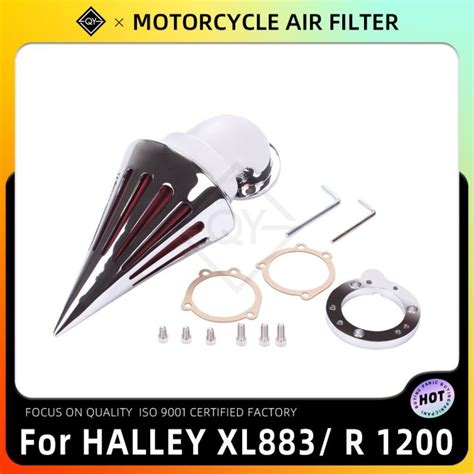 1 PKQ Motorcycle Spike Air Cleaner Intake Filter For Harley EVO CV