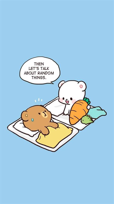Cute Milk Mocha Bear Cartoon