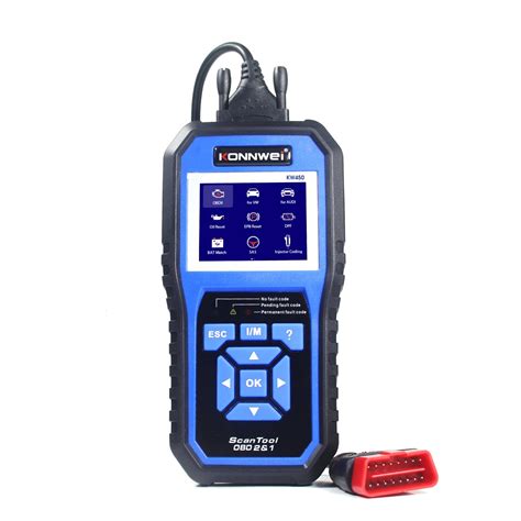 Konnwei Kw450 Car Diagnostic Tool OBD2 Trouble Code Reader Full System