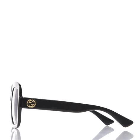 Gucci Oversized Square Gg0036s Sunglasses Black 592892 Fashionphile