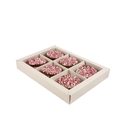 Chocolade Flikken 18 St Met Roze Geboorte Muisjes 225 Gr Chocoladechef