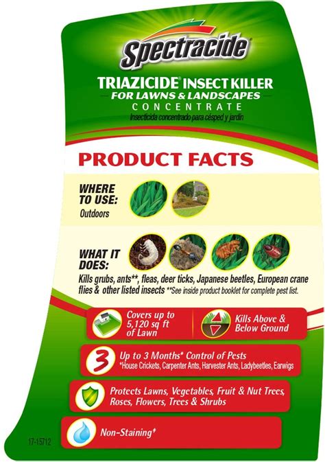 Spectracide Triazicide Insect Killer For Lawns And Landscapes Concentrate 32 Oz 4 Pk