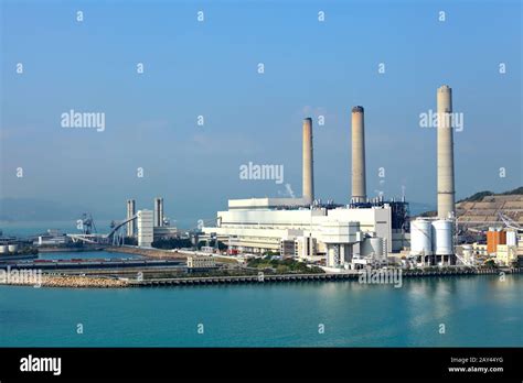 Coal Fired Electric Power Station Stock Photo Alamy