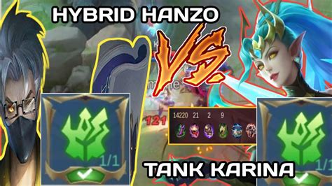 Jungle Emblem Hanzo Vs Tank Karina With Jungle Emblem See For