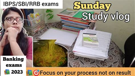 Productive Weekend Study Vlog Banking Aspirant Sbi Po