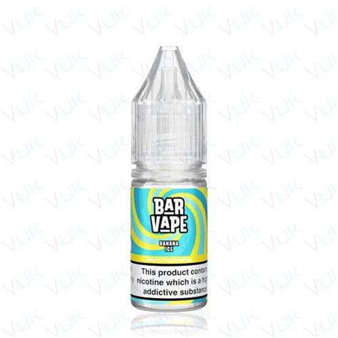 Bar Vape Banana Ice Nic Salt E Liquid 4 For £10 Vape Uk