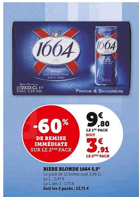 Promo Bi Re Blonde Chez U Express Icatalogue Fr